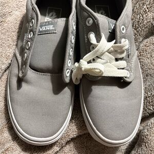 Vans women’s Light Gray sneakers size 8.5